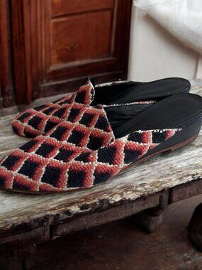 RACHEL COMEY Wald Needlepoint Wedge Loafers Size 6